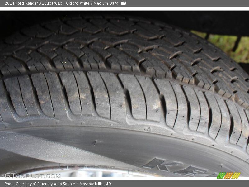 Oxford White / Medium Dark Flint 2011 Ford Ranger XL SuperCab