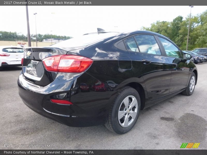 Mosaic Black Metallic / Jet Black 2017 Chevrolet Cruze LS