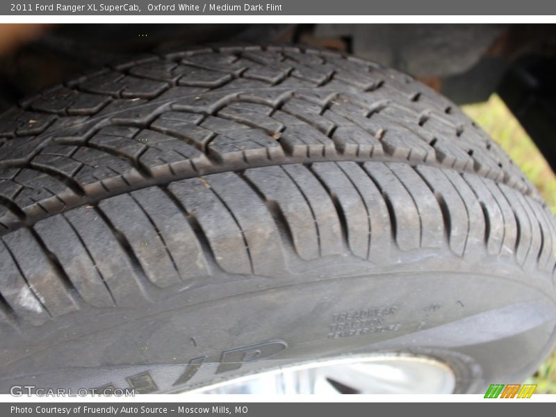 Oxford White / Medium Dark Flint 2011 Ford Ranger XL SuperCab