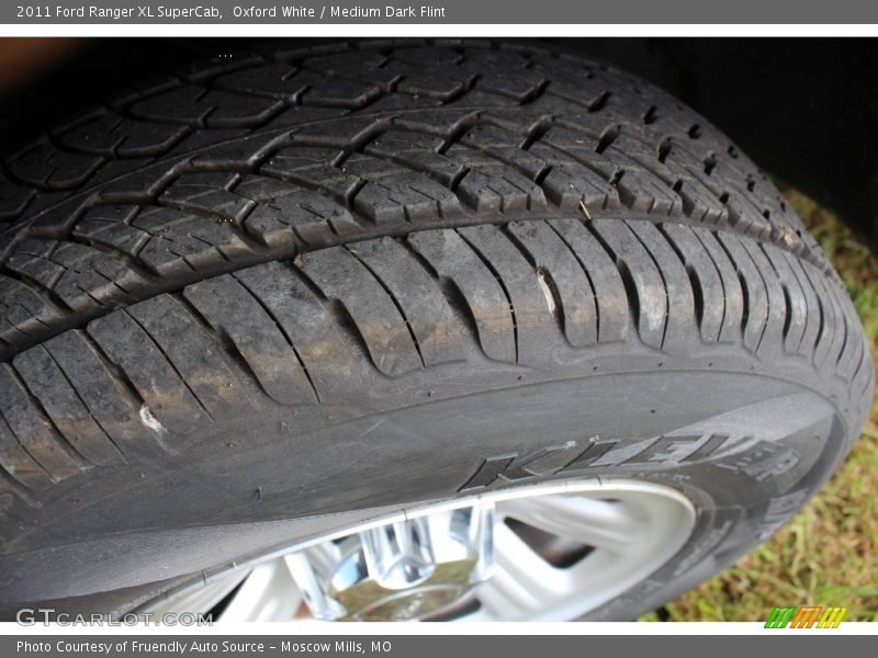 Oxford White / Medium Dark Flint 2011 Ford Ranger XL SuperCab