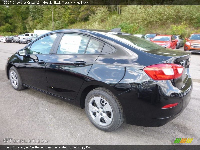 Mosaic Black Metallic / Jet Black 2017 Chevrolet Cruze LS
