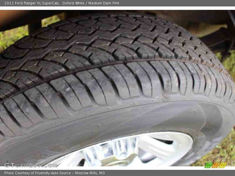 Oxford White / Medium Dark Flint 2011 Ford Ranger XL SuperCab