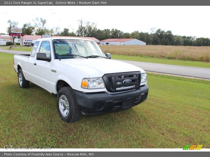 Oxford White / Medium Dark Flint 2011 Ford Ranger XL SuperCab