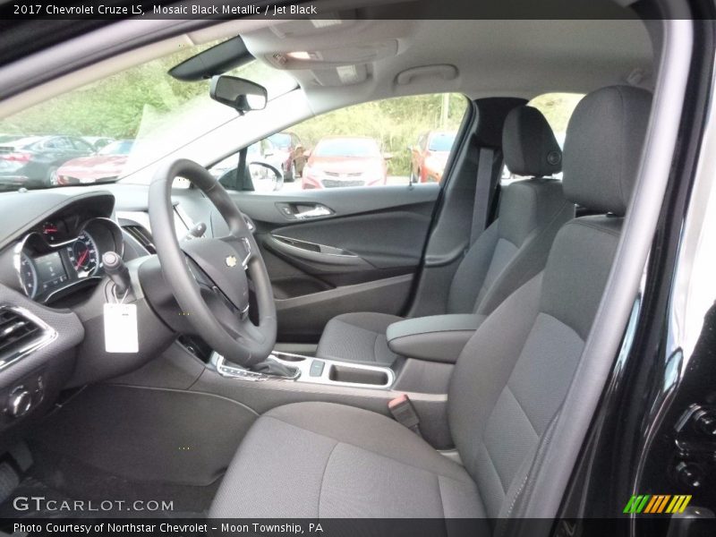 Mosaic Black Metallic / Jet Black 2017 Chevrolet Cruze LS