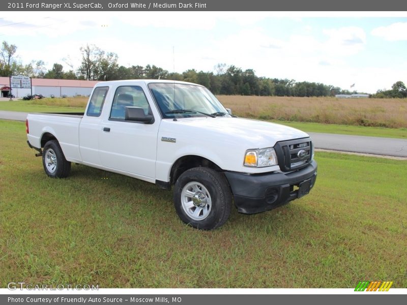 Oxford White / Medium Dark Flint 2011 Ford Ranger XL SuperCab