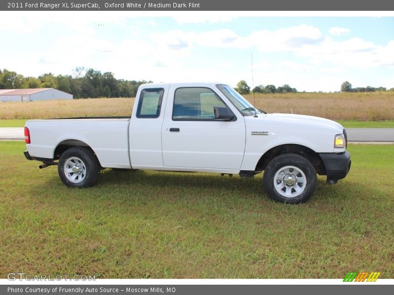 Oxford White / Medium Dark Flint 2011 Ford Ranger XL SuperCab
