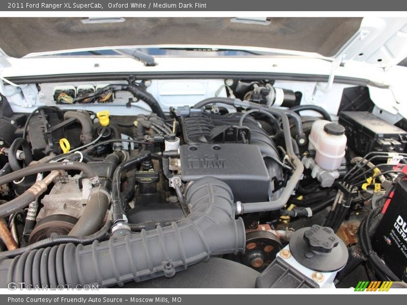 Oxford White / Medium Dark Flint 2011 Ford Ranger XL SuperCab