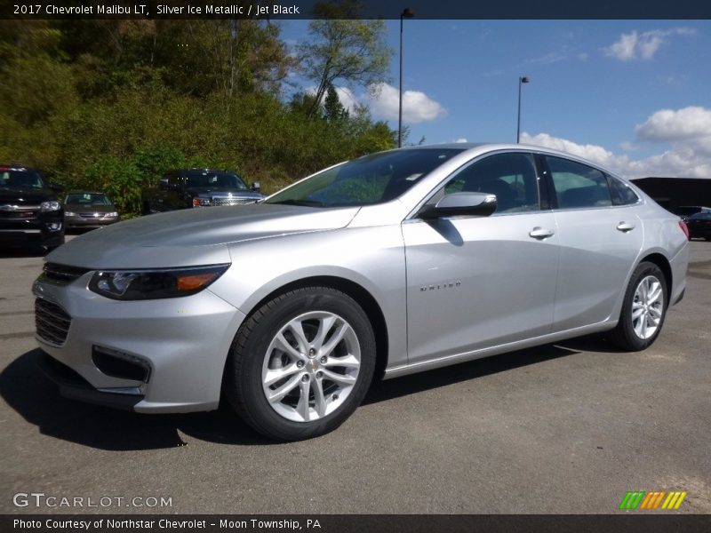 Silver Ice Metallic / Jet Black 2017 Chevrolet Malibu LT