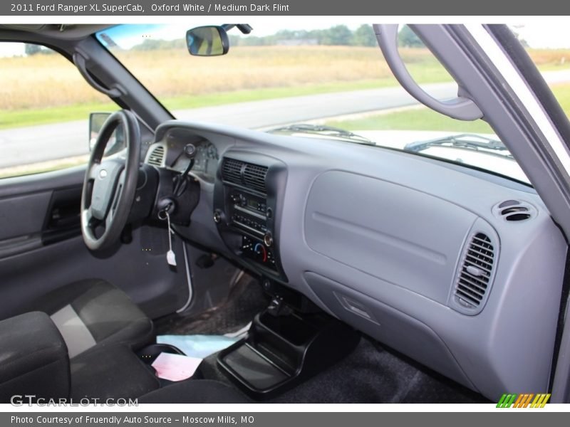 Oxford White / Medium Dark Flint 2011 Ford Ranger XL SuperCab