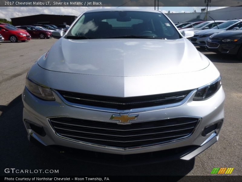 Silver Ice Metallic / Jet Black 2017 Chevrolet Malibu LT