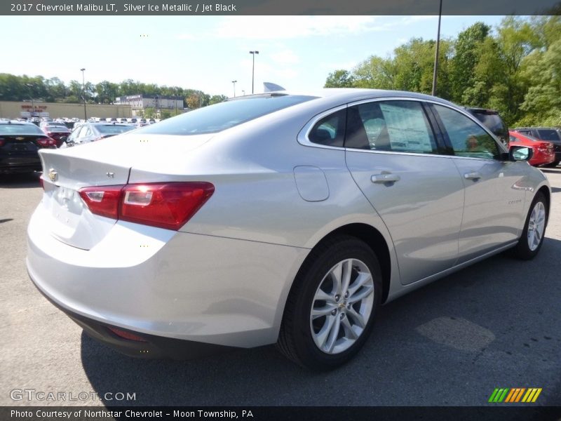 Silver Ice Metallic / Jet Black 2017 Chevrolet Malibu LT