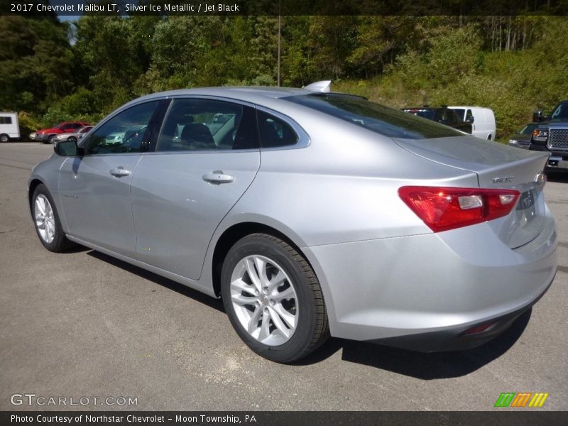Silver Ice Metallic / Jet Black 2017 Chevrolet Malibu LT