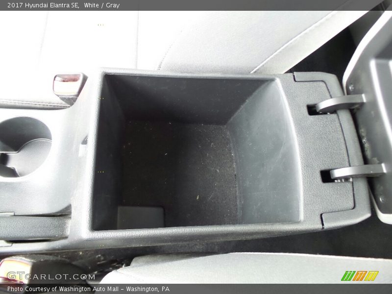 White / Gray 2017 Hyundai Elantra SE
