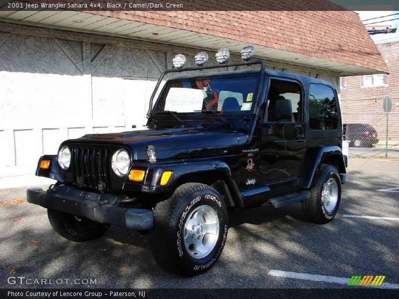Black / Camel/Dark Green 2001 Jeep Wrangler Sahara 4x4