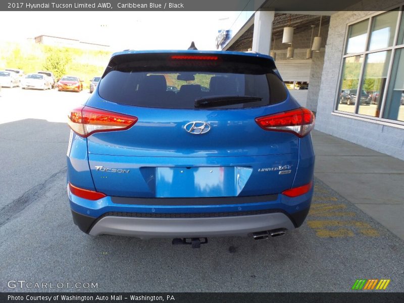 Caribbean Blue / Black 2017 Hyundai Tucson Limited AWD