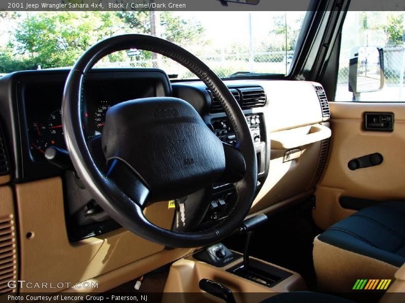 Black / Camel/Dark Green 2001 Jeep Wrangler Sahara 4x4