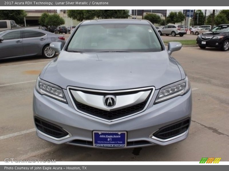 Lunar Silver Metallic / Graystone 2017 Acura RDX Technology