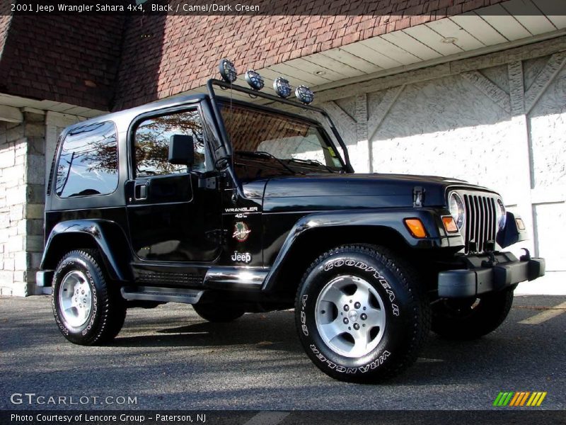 Black / Camel/Dark Green 2001 Jeep Wrangler Sahara 4x4