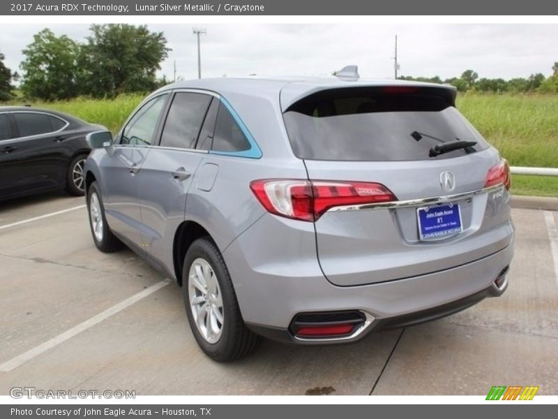 Lunar Silver Metallic / Graystone 2017 Acura RDX Technology