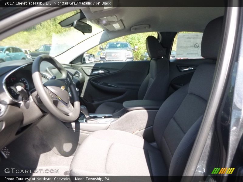 Nightfall Gray Metallic / Jet Black 2017 Chevrolet Malibu LT