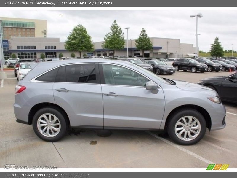 Lunar Silver Metallic / Graystone 2017 Acura RDX Technology