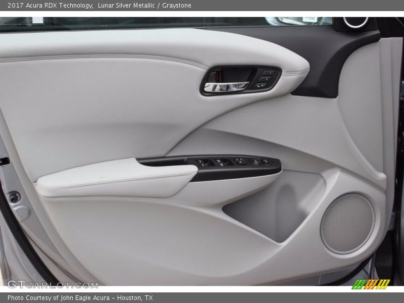 Lunar Silver Metallic / Graystone 2017 Acura RDX Technology