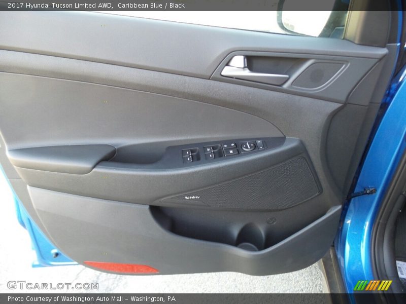 Caribbean Blue / Black 2017 Hyundai Tucson Limited AWD