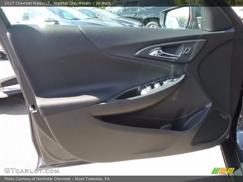 Nightfall Gray Metallic / Jet Black 2017 Chevrolet Malibu LT