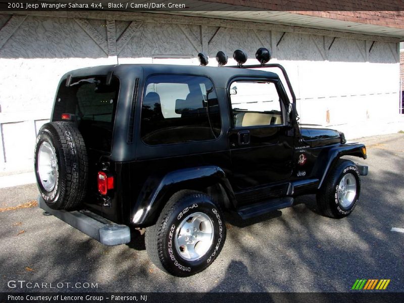 Black / Camel/Dark Green 2001 Jeep Wrangler Sahara 4x4