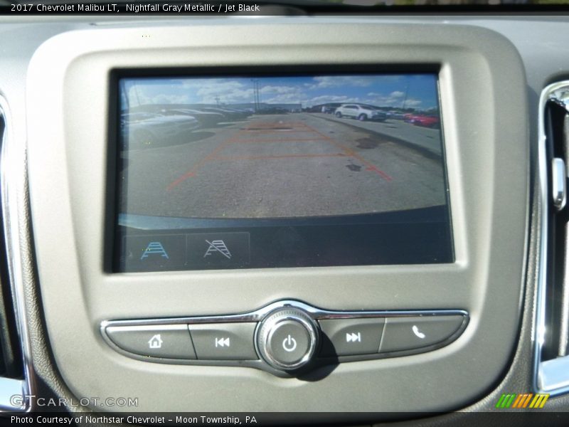 Nightfall Gray Metallic / Jet Black 2017 Chevrolet Malibu LT