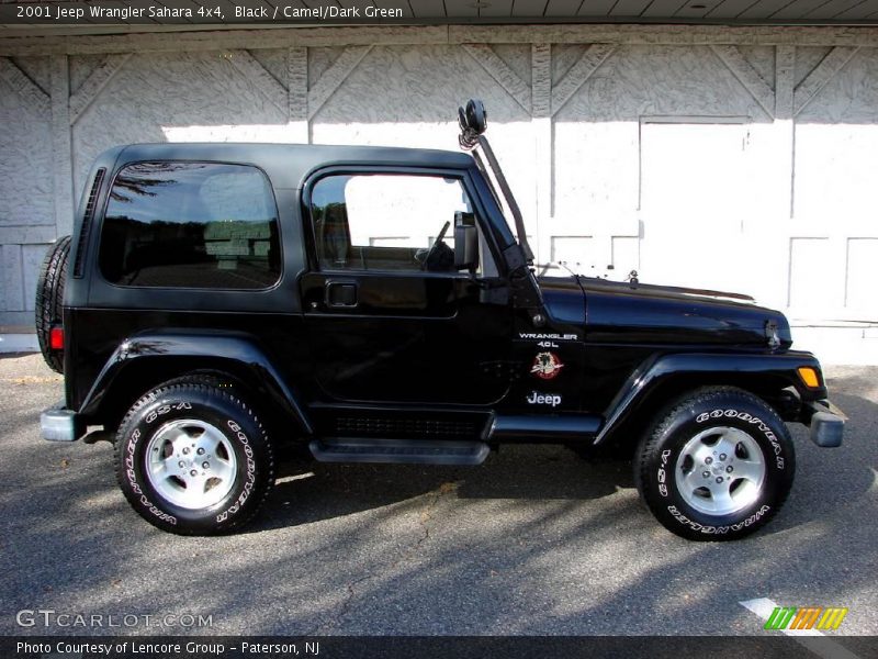 Black / Camel/Dark Green 2001 Jeep Wrangler Sahara 4x4
