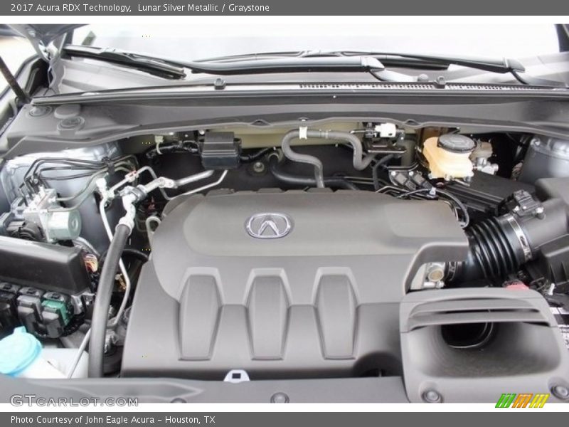Lunar Silver Metallic / Graystone 2017 Acura RDX Technology