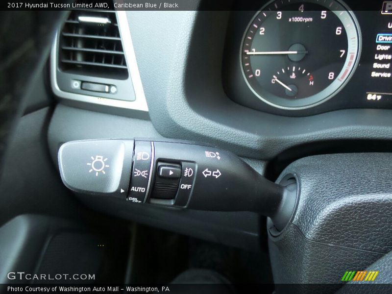 Caribbean Blue / Black 2017 Hyundai Tucson Limited AWD