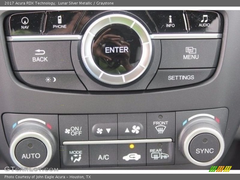 Lunar Silver Metallic / Graystone 2017 Acura RDX Technology