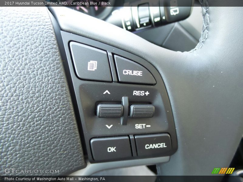 Caribbean Blue / Black 2017 Hyundai Tucson Limited AWD