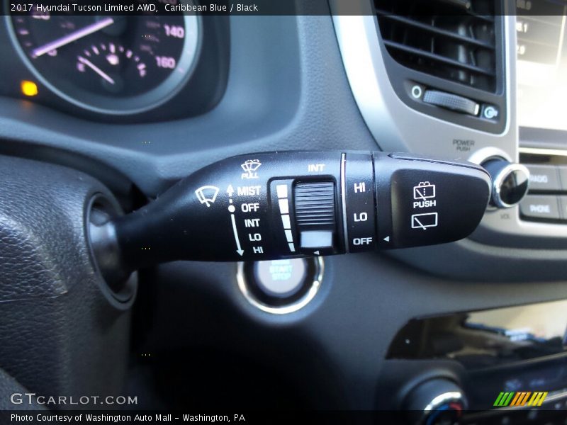 Caribbean Blue / Black 2017 Hyundai Tucson Limited AWD