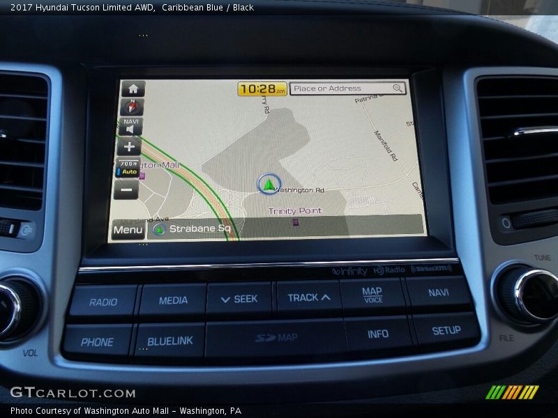 Caribbean Blue / Black 2017 Hyundai Tucson Limited AWD