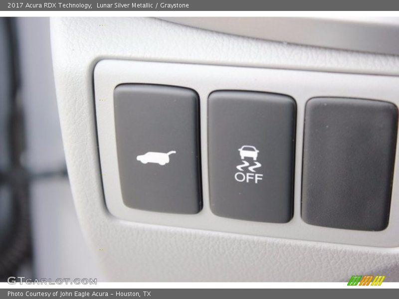 Lunar Silver Metallic / Graystone 2017 Acura RDX Technology