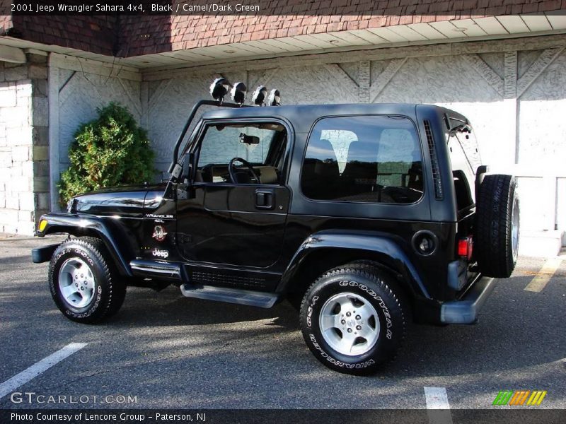 Black / Camel/Dark Green 2001 Jeep Wrangler Sahara 4x4