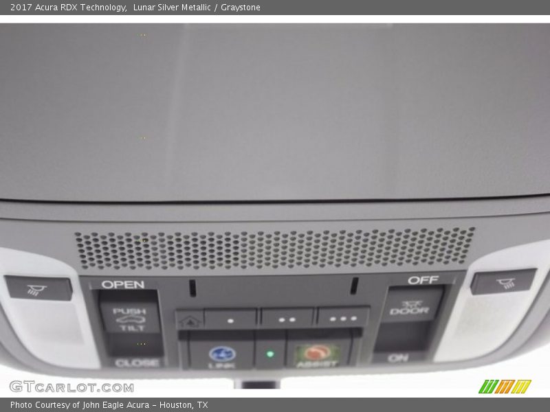 Lunar Silver Metallic / Graystone 2017 Acura RDX Technology