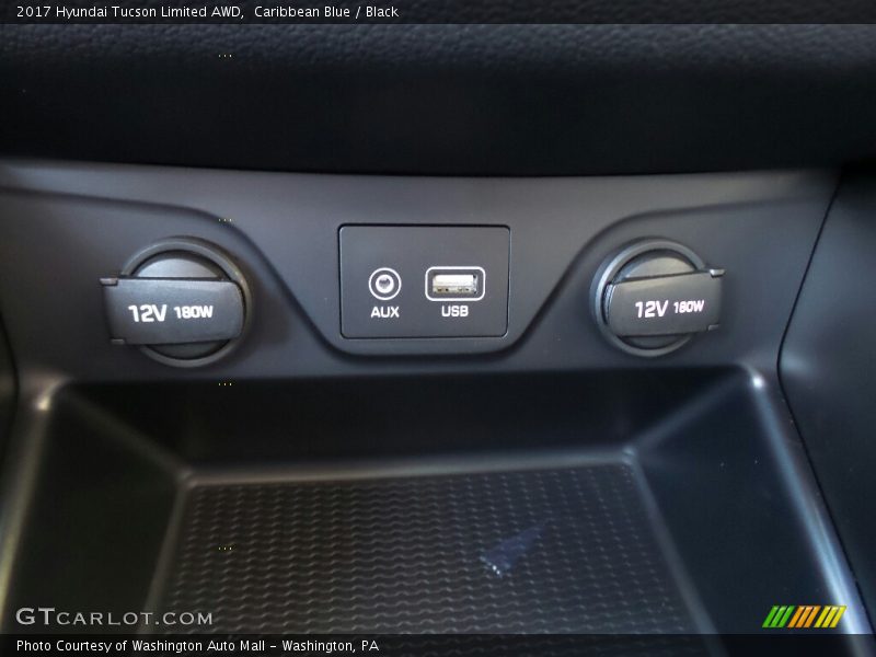 Caribbean Blue / Black 2017 Hyundai Tucson Limited AWD