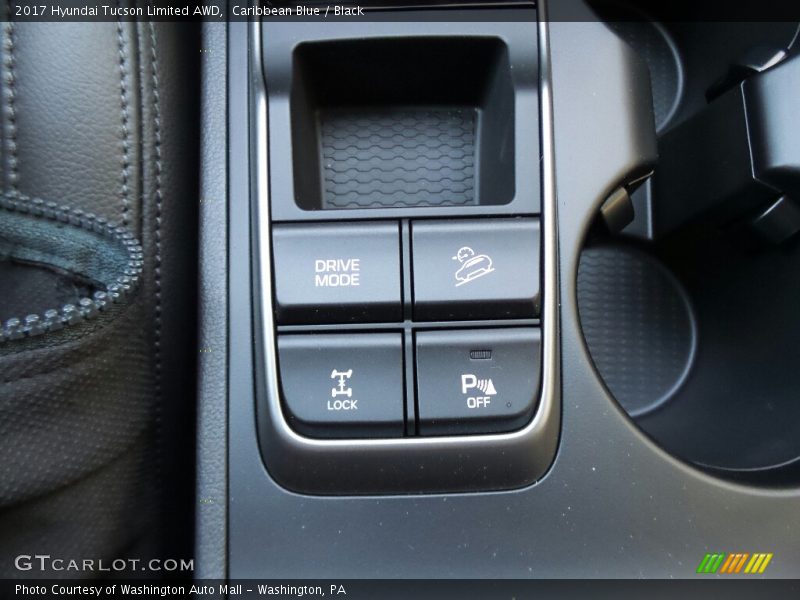 Caribbean Blue / Black 2017 Hyundai Tucson Limited AWD