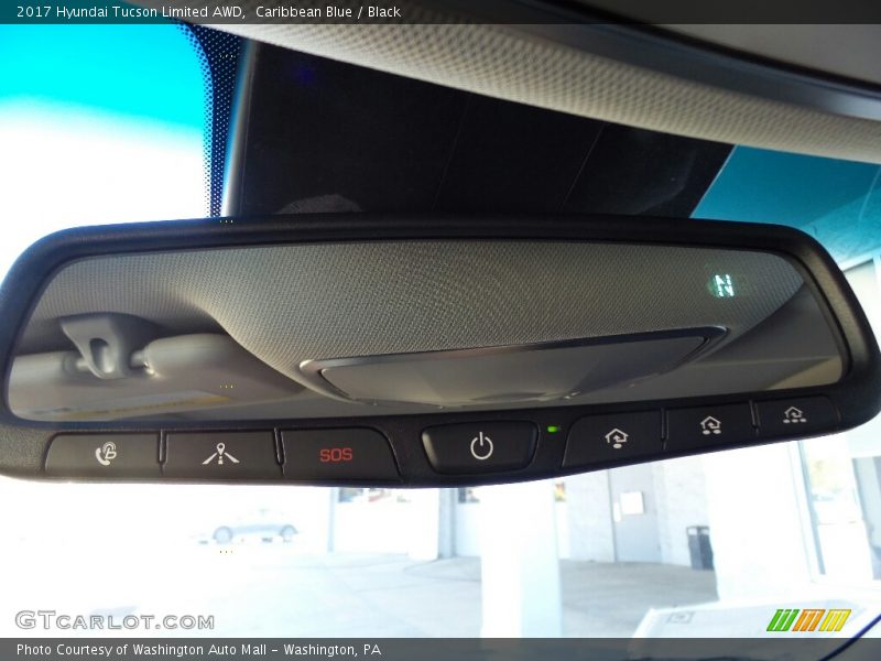 Caribbean Blue / Black 2017 Hyundai Tucson Limited AWD