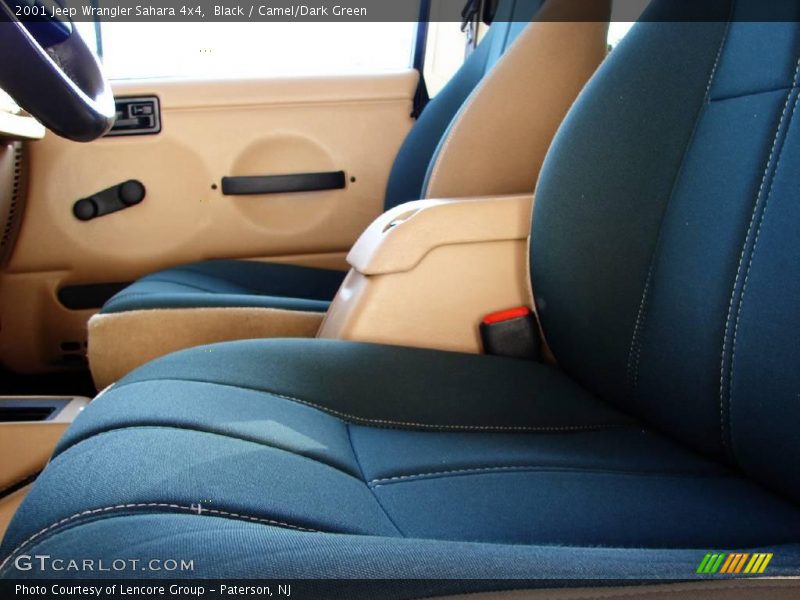 Black / Camel/Dark Green 2001 Jeep Wrangler Sahara 4x4