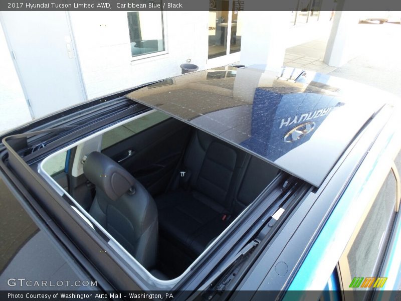 Caribbean Blue / Black 2017 Hyundai Tucson Limited AWD