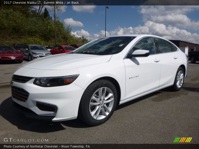 Summit White / Jet Black 2017 Chevrolet Malibu LT