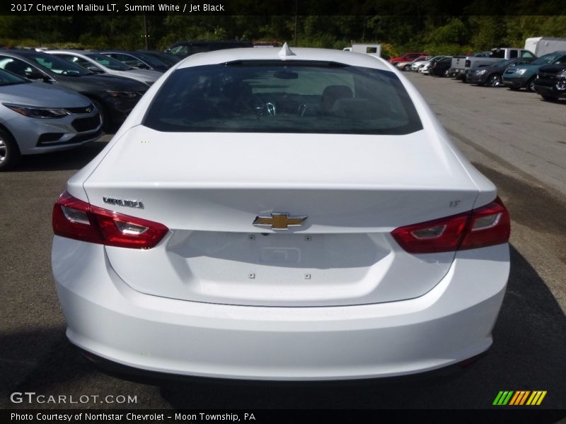 Summit White / Jet Black 2017 Chevrolet Malibu LT