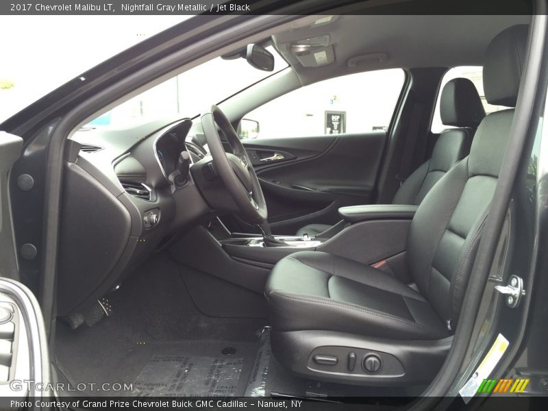 Nightfall Gray Metallic / Jet Black 2017 Chevrolet Malibu LT