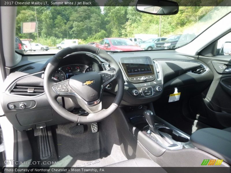 Summit White / Jet Black 2017 Chevrolet Malibu LT