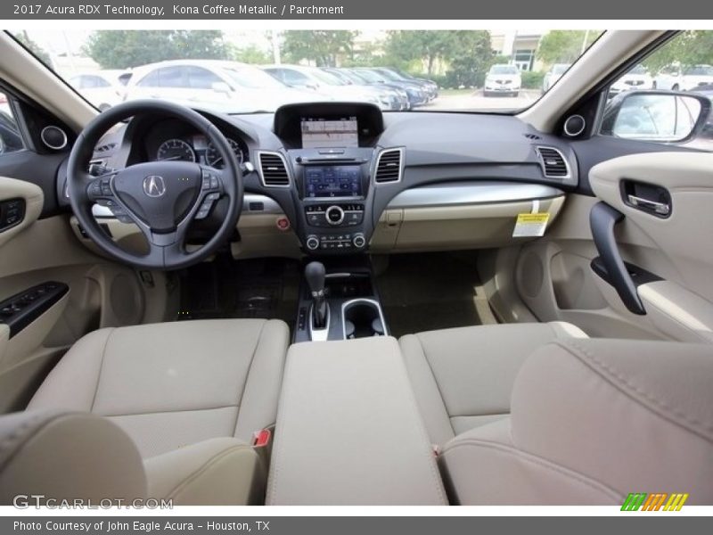 Kona Coffee Metallic / Parchment 2017 Acura RDX Technology